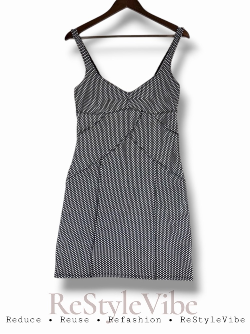 INTIMATELY FREE PEOPLE Women’s Size L Dress Bodycon Stretch Polka Dot Mini